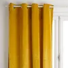 Image de Atmosphera Créateur d'intérieur - Rideau Occultant Velours "Dolce" 140x260cm Ocre