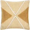 Image de Atmosphera Créateur d'intérieur - Coussin Déco à Pompons "Row" 45x45cm Ocre