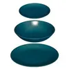 Image de Service de table 18 pièces "colorama" 26cm bleu