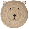 Image de Tapis jute tête d'ourson D100 Atmosphera