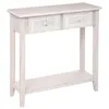 Image de Console 2 tiroirs bois blanchi Hina Atmosphera
