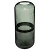 Image de Atmosphera Créateur d'intérieur - Vase Rond Design en Verre "Line" 25cm Gris