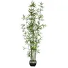 Image de Atmosphera Créateur d'intérieur - Plante Artificielle en Pot "Bambou" 183cm Vert & Noir