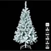 Image de Sapin de Noël 180 cm vert floqué blanc