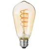 Image de Atmosphera Créateur d'intérieur - Ampoule À Led Torsade 14cm Ambre