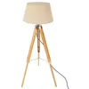 Image de Lampadaire trépied Runo ivoire bambou Atmosphera H 145 cm