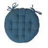 Image de Atmosphera Créateur d'intérieur - Galette de Chaise Ronde "Leana" 38cm Bleu Canard