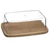 Image de Five Gloves_zu_Five_zu_XXX Bamboo Butter Dish, Boîte de conservation, Transparent, Beige