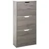 Image de Range chaussures 3 abattants bois gris 5five