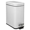 Image de FIVE Simply Smart - Poubelle de Salle de Bain "Rectangle" 5L Blanc