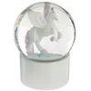 Image de Atmosphera for Kids - Boule à Neige en Verre "Licorne" 13cm Blanc