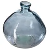 Image de Atmosphera Créateur d'intérieur - Vase Rond en Verre Recyclé "Ballon" 22cm Orage