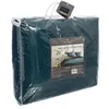 Image de Atmosphera - Dessus de lit avec 2 taies d'oreillers tressés en polyester - Bleu canard - DOLCE