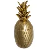 Image de Atmosphera Créateur d'intérieur - Boîte Décorative en Résine Ananas 24cm Or