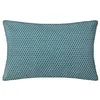 Image de Atmosphera - Coussin rectangulaire en coton à motif Otto - 30 x 50 - Bleu Canard - Otto