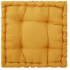 Image de Atmosphera Créateur d'intérieur - Coussin de Sol Carré "Otto" 40x40cm Ocre