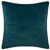 Image de Atmosphera - Coussin design en velours Dolce - L. 40 x l. 40 cm - Bleu canard - Dolce