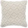 Image de Atmosphera - Coussin design ethnique macramé Eté Indien - L. 40 x l. 40 cm - Beige - Eté Indien