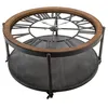Image de Table basse Chrono ronde noire Atmosphera
