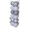 Image de Fééric Lights and Christmas - Lot de 18 Boules de Noël "Colorama" 3cm Argent & Blanc