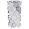 Image de Féérie Lights & Christmas - Kit Décoration pour sapin de Noël - 30 Pièces - Argent et blanc - La maison des couleurs