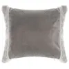 Image de Féérie Lights & Christmas - Coussin carré imitiation fourrure Terre sauvage - L. 40 x l. 40 cm - Gris - Marc en terre sauvage
