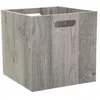 Image de Five Simply smart - Cube de rangement effet bois MIX'N MODUL - L. 31 x l. 31 x H. 31 cm - Couleur chêne gris - MIX'N MODUL