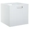 Image de FIVE Simply Smart - Boite de Rangement en Bois "Evy" 31x31cm Blanc