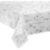 Image de Féérie Lights & Christmas - Nappe étoiles de Noël Caneva - L. 140 x l. 360 cm - Blanc et argent - La maison des couleurs