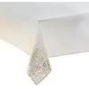 Image de Féérie Lights & Christmas - Nappe de Noël motifs Léopard - L. 140 x l. 360 cm - Blanc et doré - La maison des couleurs