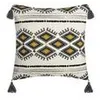 Image de Atmosphera Créateur d'intérieur - Housse de Coussin Imprimé "Aztèque" 40x40cm Beige