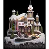 Image de Eglise de Noël avec rivière animée et lumineuse Féerie Lights et Christmas