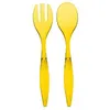 Image de FIVE Simply Smart - Couverts à Salade "Wave" 29cm Jaune