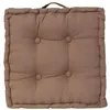 Image de Atmosphera Créateur d'intérieur - Coussin de Sol "Dorian" 40x40cm Taupe