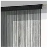 Image de Atmosphera Créateur d'intérieur - Rideau Fil "Guopo" 90x200cm Noir