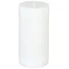 Image de Comptoir des bougies - Bougie décorative ronde Rustic - Diam. 7 cm - Blanc