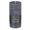 Image de Bougie ronde effet rustique - D 7 x H 14 cm - Gris