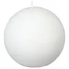 Image de Comptoir des bougies - Bougie boule Rustic - Diam. 10 cm - Blanc - OLIA