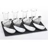 Image de Service Aperitif Ardoise 17 Pieces Coupelles Verres Vaisselle