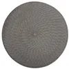 Image de Secret de Gourmet - Set de table Tressé Rond - Diam. 38 cm - Gris - TRESSE