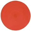 Image de Secret de Gourmet - Set de table Tressé Rond - Diam. 38 cm - Rouge