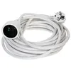 Image de Rallonge électrique "terre" 10m blanc