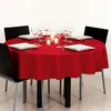 Image de NAPPE ANTITACHE RONDE 180CM Rouge