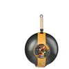Image de FIVE Simply Smart - Wok en Acier & Manche en Bois "Tio" 35cm Noir