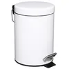 Image de Poubelle métal 3 litres Blanc