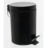 Image de Poubelle métal 3 litres Noir