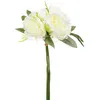 Image de Atmosphera Créateur d'intérieur - Bouquet de Fleurs "4 Pivoines" 31cm Blanc