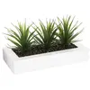 Image de Atmosphera, Plantes artificielles, Sztuczna ro lina, 3 x aloes w bia ej donicy, 31 cm (31 cm)