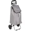 Image de 5Five, Sac à commissions, Sac de transport pour chariot d'épicerie Polyester Métal Gris, Gris
