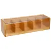 Image de 5Five, Boîte de rangement, Boîte de rangement en bambou à 5 compartiments (11 cm, 1x)